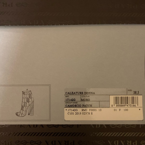 Suede Patchwork Prada Boots - Picture 7 of 7